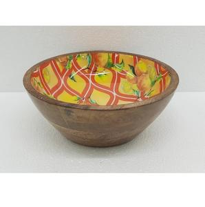 Attractive Design <b>Wooden</b> and Meena Work Kitchenware <b>Bowl</b> Deluxe Quality Round Shape Solid Wood Home & Hotel Dinnerware <b>Bowl</b> - Product Image 6