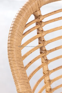 Silla de comedor de ratán sintético de estilo moderno, venta al por mayor, barata con marco de hierro para sala de estar, eventos de boda, Bar, aplicación escolar - Product Image 5