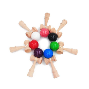Kỹ năng trò chơi cân bằng Đồ chơi cuối cùng Kendama đồ chơi kinh nghiệm để thực hành cân bằng và bắt kỹ năng sử dụng gỗ Kendama đồ chơi thủ công - Product Image 2