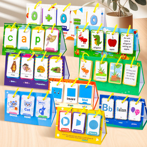 Tarjetas Educativas de Escritorio Ilustradas en Inglés, Tarjetas Interactivas Pop-Up para Padres e Hijos para el Reconocimiento de Colores - Product Image 1
