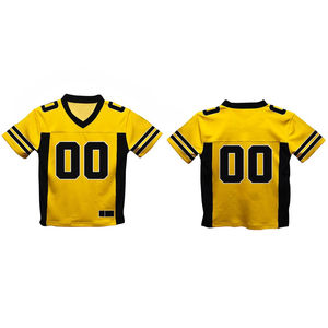 Chemise américaine à chiffres brodés pour hommes Maillot de football américain personnalisé de haute qualité, respirant et confortable - Product Image 3