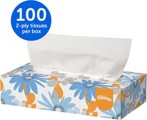 Mouchoirs en papier professionnels Kleenex, 2 plis, 100 feuilles/boîte, 60 boîtes/caisse (13216) - Product Image 2