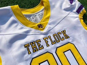 Wholesale Unique Quality Customized American Football Uniform Sublimation Quick Dry Top New Style American Football Uniform - Product Image 4
