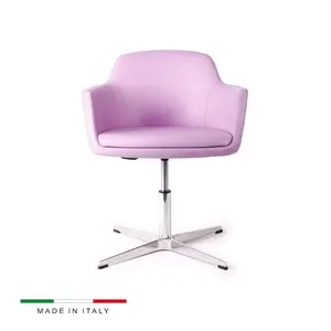 Yüksek kaliteli İtalyan tasarım ofis koltuğu veya ev ofis sabit kol dayama bekleme sandalye ve koltuk ODM/OEM