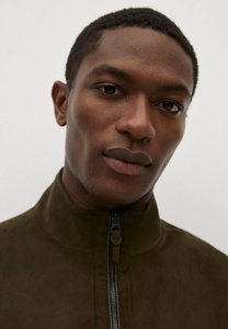 Vintage Wool Leather Varsity Bomber <b>Jacket</b> With Custom Print Baseball Style for <b>Men</b> Neck Zipper Fashion Coats Male Casual - Product Image 2