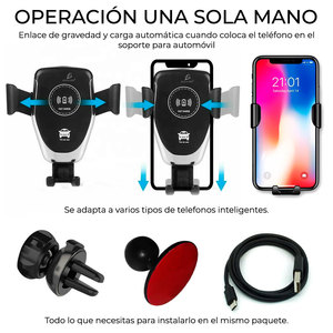 Chargeur de voiture sans fil à charge rapide 10W, tension 12-24V - Product Image 3