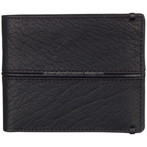 Carteras casuales de diseñador para hombre Cartera grande espaciosa de cuero de vaca genuino para hombre con bolsillo para monedas y bloqueo RFID - Product Image 5