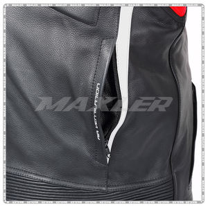 Traje de cuero de carreras personalizado para hombres y mujeres, alta durabilidad, protección, ajuste elegante - Product Image 3