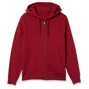 เสื้อฮู้ดแบบสวมหัวผ้าฝ้ายขนแกะ100% สำหรับผู้ชายเสื้อผ้าสีพื้นระบายอากาศได้ดีสวมใส่สบายสำหรับฤดูหนาว - Product Image 1