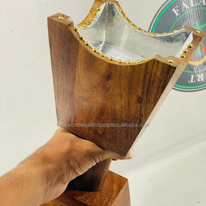 ที่เผาธูปฐานไม้และเหล็ก - Product Image 1