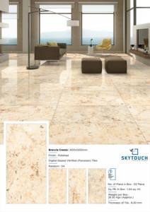 แนวคิดการออกแบบกระเบื้องห้องครัวสีครีม600X600MM สำหรับบ้าน - Product Image 5