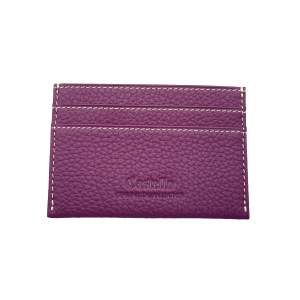 Meilleure offre Castello italien en cuir souple mince porte-cartes portefeuille rouge pour rose Fuchsia violet marine sarcelle bleu clair nouveau ouvert - Product Image 1