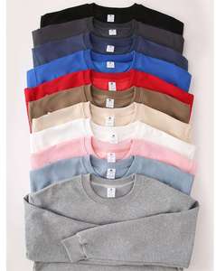Sweat-shirt uni de qualité supérieure à coupe classique pour l'automne, unisexe, en coton de haute qualité, élégant et jeune, pour la vente en gros, à porter au quotidien - Product Image 2