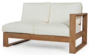 ชุดโซฟาแขนขวาทำจากไม้สักโมดูลาร์แบบโมดูลสำหรับลานกลางแจ้งสวนริมสระน้ำชุดโซฟาในสวน - Product Image 6