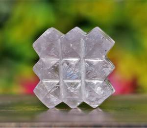 คริสตัลใสธรรมชาติควอตซ์บำบัดเลื่อนลอย54ปิรามิดโดยคริสตัลอัลไลและอาเกต - Product Image 2