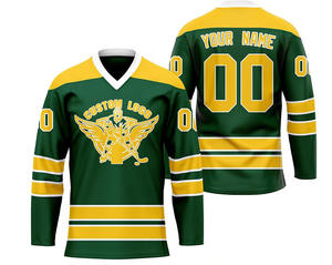 Jersey de Hockey sobre Hielo Tenzo Intl 2026 de Alta Calidad, Sublimación Personalizada, Logotipo Personalizado, Material de Poliéster y Elastano, Secado Rápido y Transpirable - Product Image 2