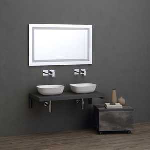 Étagère murale en bois gris Vieste 90 cm pour évier de comptoir - Product Image 3