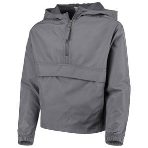 Custom Embossed Hooded Thick Windproof <b>Waterproof</b> Men's High Street Style Outdoor Sports Wear Nylon/Polyester <b>Jacket</b> - Product Image 1