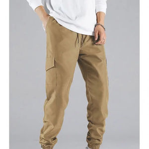 Pantalons cargo pour hommes Multi-poches Style vintage Pantalons de jogging d'extérieur Tissu en sergé de coton confortable Fournisseur en gros - Product Image 1