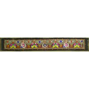 Arte decorativo hecho a mano en Afganistán, de algodón, listo para colgar en la pared del hogar, 127 x 20, Panwd0016 - Product Image 1