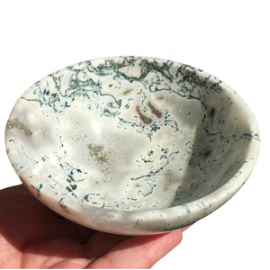 Material de piedras preciosas de alta calidad, cuenco de ágata de árbol, cuenco de piedra Natural, cuenco de cristal curativo de piedras preciosas para decoración del hogar - Product Image 2