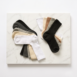 Chaussettes côtelées en tricot pour femmes, vente en gros, avec ajustement breveté à 90 degrés 77 - Product Image 1