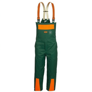 KONIFERE Size 58 Green/Orange Chainsaw Protective Bib <b>Overalls</b> Workwear - Product Image 2