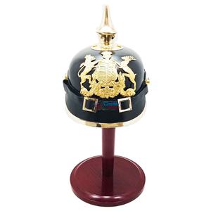 ตราสัญลักษณ์ทองเหลืองทำมือของกองทหารปรัสเซีย สมัยสงครามโลกครั้งที่ 1 และ 2 พร้อมหนังอาเกตเยอรมัน ของที่ระลึกหมวกพิคเคิลเฮาเบแบบวินเทจ ทนทาน - Product Image 3