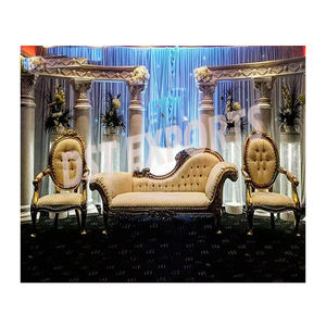 Designer Indian Wedding Mandap Chairs <b>Set</b> Bollywood Style Wedding Mandap Chairs <b>Set</b> Weddings Chairs <b>Decor</b> - Product Image 4