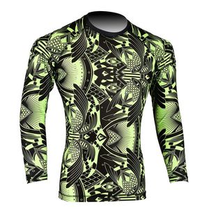Sublimación personalizada rashguard manga larga que absorbe la humedad camiseta de surf ligera transpirable protección solar ropa deportiva al aire libre - Product Image 6