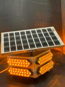 ไฟกระพริบ LED สีเหลืองเรืองแสงความปลอดภัยพลาสติกไฟเตือน - Product Image 4