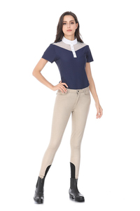 OEM High Quality Breathable Sports Jodhpurs Pants Custom Logo Design Ladies <b>Equestrian</b> <b>Leggings</b> for Horse Riding - Product Image 6