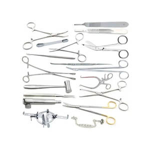 Kit de Cirugía Básico de 19 Piezas, Instrumental Quirúrgico Veterinario General de Acero Inoxidable Alemán, Herramientas Quirúrgicas Reutilizables para Cuidado Animal Clínico - Product Image 1