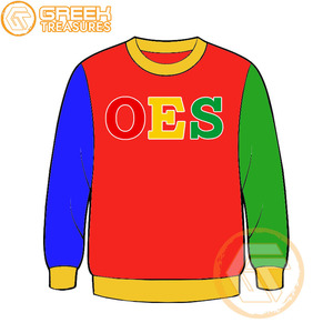 Sweat-shirt d'hiver brodé en molleton de coton étoile de l'Est personnalisé Vêtements grecs pour femmes de haute qualité respectueux de l'environnement OES - Product Image 1