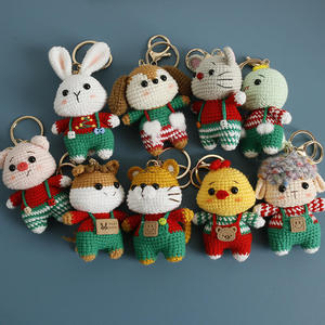 Llavero de Ganchillo Amigurumi Hecho a Mano con Diseño de los Doce Signos del Zodíaco Chino, Juguete Suave de Punto con Diseño de Animales Lindos para Bolsos y Decoración - Product Image 2