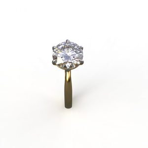 Ishi แหวนเพชร14K & 18K ทองคำขาว2กะรัต - Product Image 1