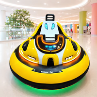 Voiture tamponneuse électrique sans grille de plafond, autonomie 8-10h, pour enfants et adultes, idéale pour parcs d'attractions intérieurs et aires de jeux