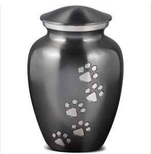 Vente en gros Urnes funéraires commémoratives pour animaux de compagnie pour les cendres de chien et de chat Grande urne en or - Product Image 5