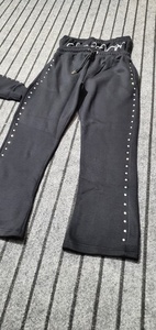 กางเกงวอร์มเอวสองข้างสำหรับผู้ชายกางเกงวอร์มขาตรงผ้าฟลีซสีพื้นเรียบลำลองออกแบบได้ตามต้องการ - Product Image 3