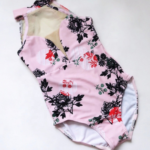 ชุดรัดรูปสำหรับผู้หญิงผ้าสแปนเด็กซ์ชุดฝึกเต้นบัลเล่ต์พิมพ์ลายซับลิเมชันหลากสีชุดยิมนาสติกระดับพรีเมียม - Product Image 2