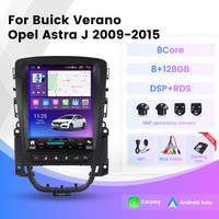 NaviFly NF nouveau lecteur autoradio Android navigation GPS pour Buick Verano Opel Astra J 2009-2015 avec puce BT5.0 Android auto