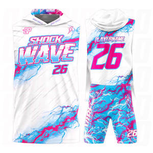 Ensemble d'uniformes de football américain 7v7 personnalisé, design classique, OEM, respirant, impression par sublimation, tissu léger, logo et couleur de l'équipe - Product Image 1