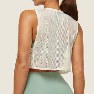 เสื้อเจอร์ซีย์สไตล์วินเทจสำหรับผู้ใหญ่แบบยูนิเซ็กซ์  ผ้าตาข่าย  ทรงครอป  สตรีทแวร์  ระบายอากาศได้ดี  สไตล์ฤดูร้อน  คุณภาพสูง  สีสั่งทำได้ - Product Image 2