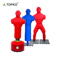 TOPKO debout coup de pied sacs de boxe boxe cible humaine équipement de gymnastique homme forme debout adultes sacs de boxe