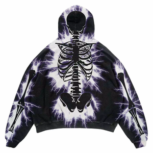 Gran oferta, último diseño, sudaderas con capucha impresas de primera calidad para hombres, sudaderas con capucha de mezcla de algodón básicas personalizadas transpirables para hombres a la venta - Product Image 4