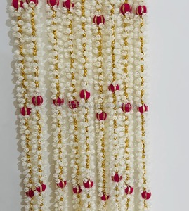 Decorative Mogra String Wall Hanging, Decorative String, Backdrop <b>Garland</b>, Haldi Mehendi Backdrop, Housewarming Decor, - Product Image 2