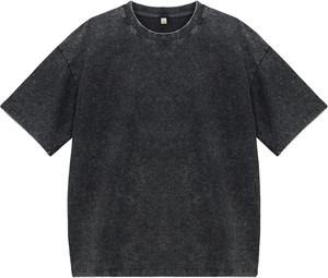 Wholesale <b>Men</b> Regular Fit Polyester/Cotton <b>Fleece</b> Fabric Eco-Friendly T-<b>Shirts</b> Customizable Factory Direct Supply - Product Image 1