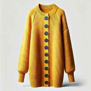 Women's V-Neck <b>Cardigan</b> Sweater New <b>Thick</b> Knitted Design Women Sweater <b>Cardigan</b> - Product Image 3