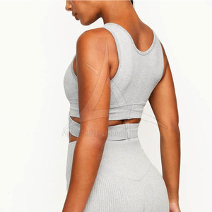 2025 bas prix meilleure vente femmes Fitness soutien-gorge respirant séchage rapide haute qualité léger soutien Spandex/Nylon pour adulte - Product Image 2