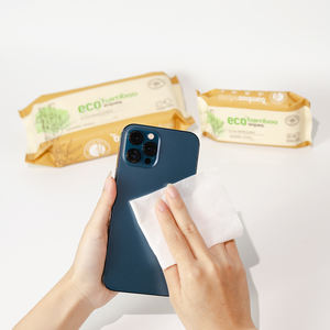 High Quality Eco Bamboo Wet <b>Cleansing</b> <b>Wipes</b> 20 Pcs per Pack Biodegradable from Vietnam - Product Image 3
